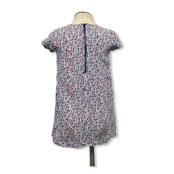 Tucker & Tate Girls Floral Embroidered Dress Pockets Short Sleeves Size 5 - Picture 3 of 6